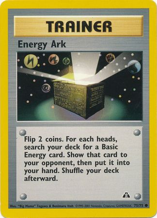 Energy Ark (75/75) [Neo Discovery Unlimited] | Rock City Comics