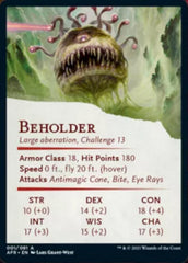 Beholder Art Card [Dungeons & Dragons: Adventures in the Forgotten Realms Art Series] | Rock City Comics