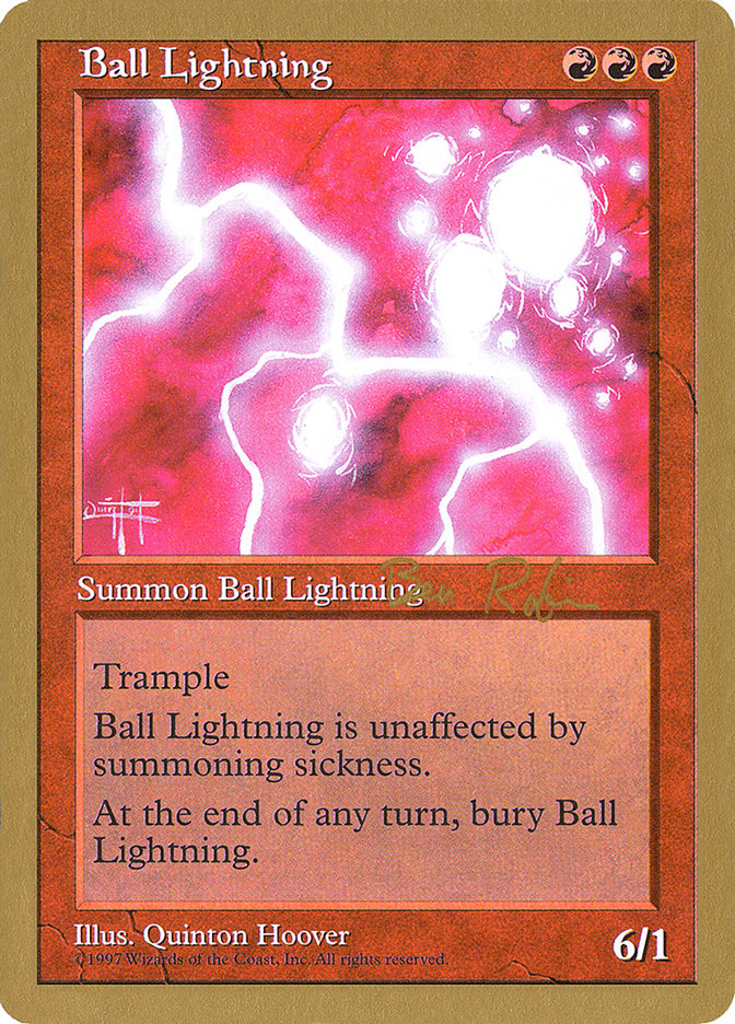 Ball Lightning (Ben Rubin) [World Championship Decks 1998] | Rock City Comics