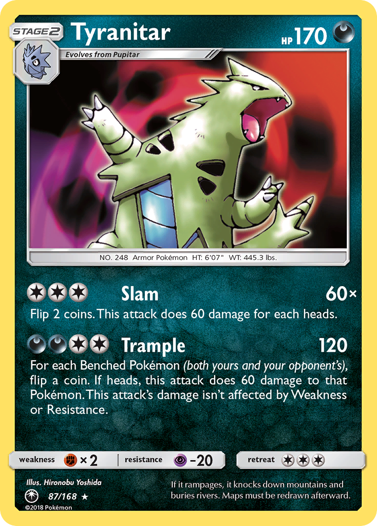 Tyranitar (87/168) [Sun & Moon: Celestial Storm] | Rock City Comics