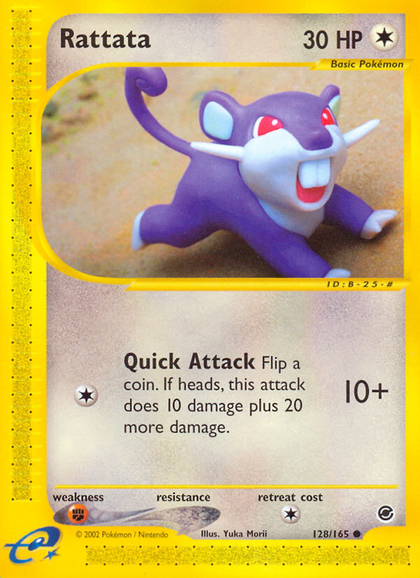 Rattata (128/165) [Expedition: Base Set] | Rock City Comics