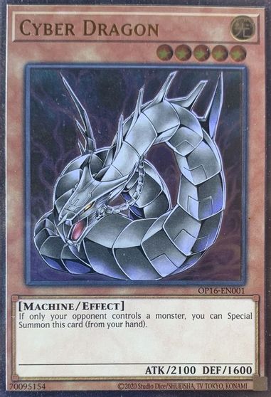 Cyber Dragon [OP16-EN001] Ultimate Rare | Rock City Comics