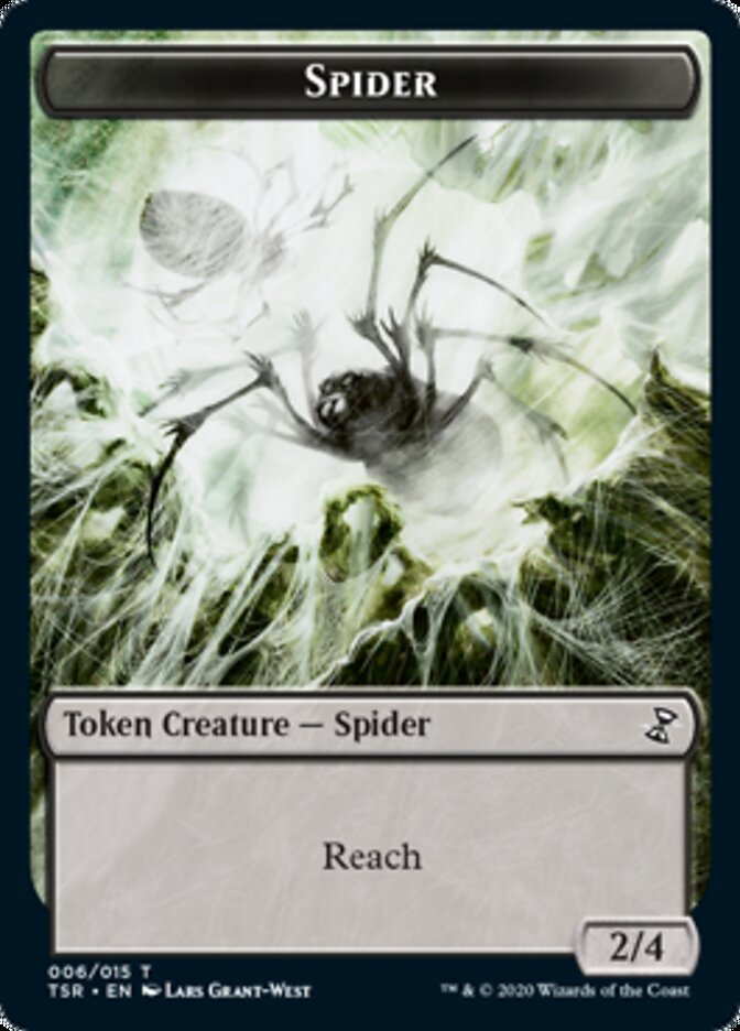 Spider Token [Time Spiral Remastered Tokens] | Rock City Comics