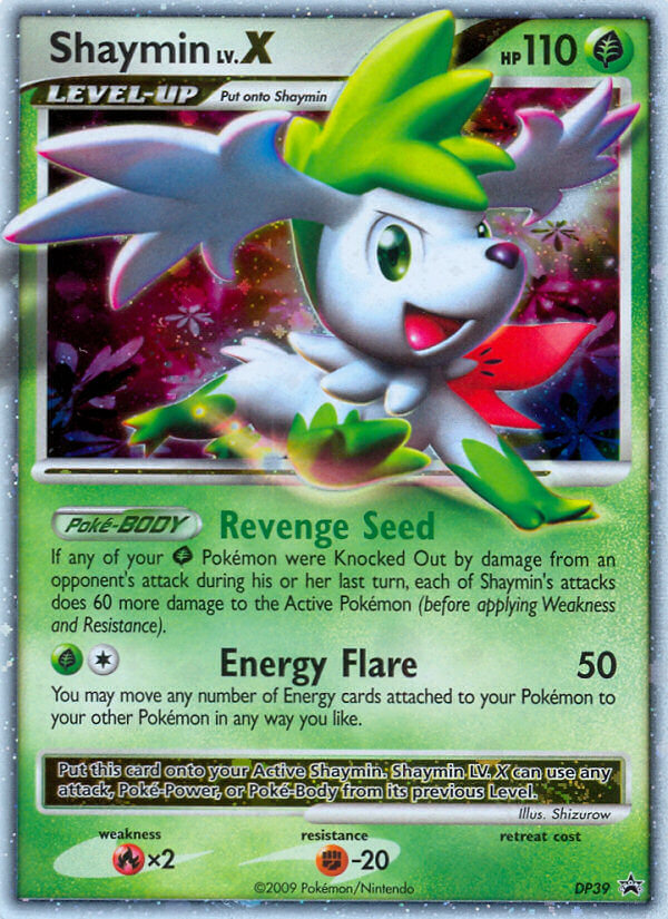 Shaymin LV.X (DP39) [Diamond & Pearl: Black Star Promos] | Rock City Comics