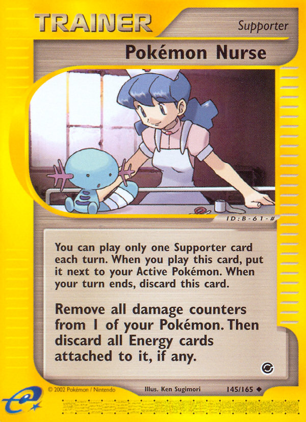 Pokemon Nurse (145/165) [Expedition: Base Set] | Rock City Comics