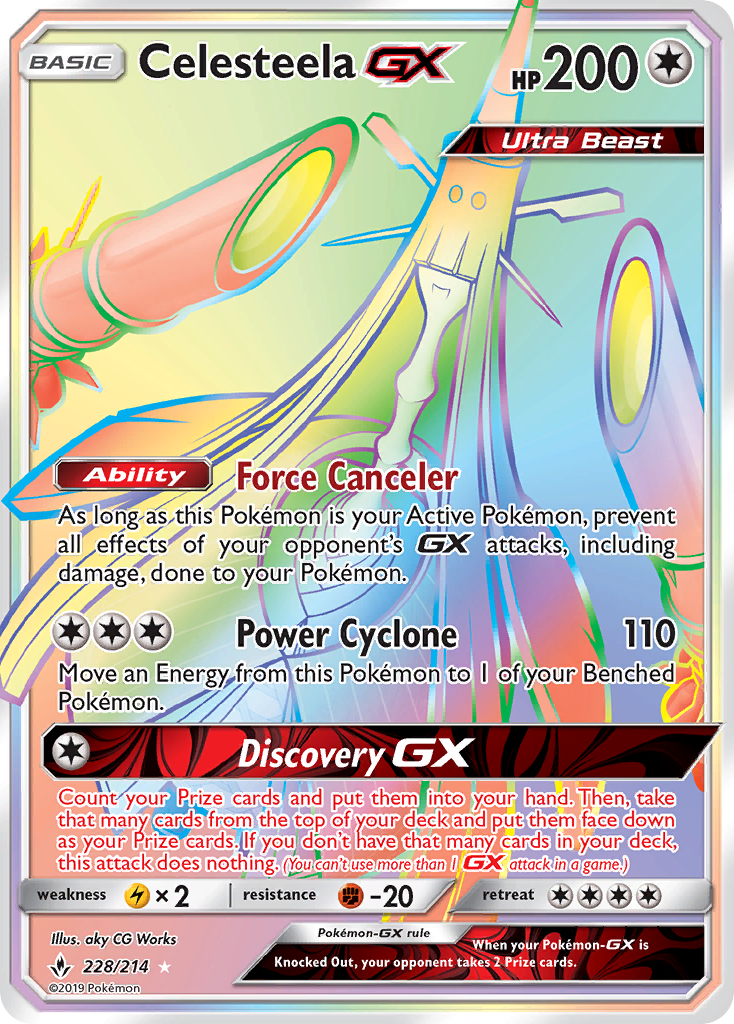 Celesteela GX (228/214) [Sun & Moon: Unbroken Bonds] | Rock City Comics