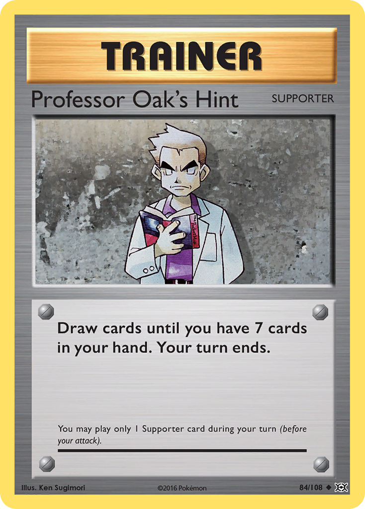 Professor Oak's Hint (84/108) [XY: Evolutions] | Rock City Comics