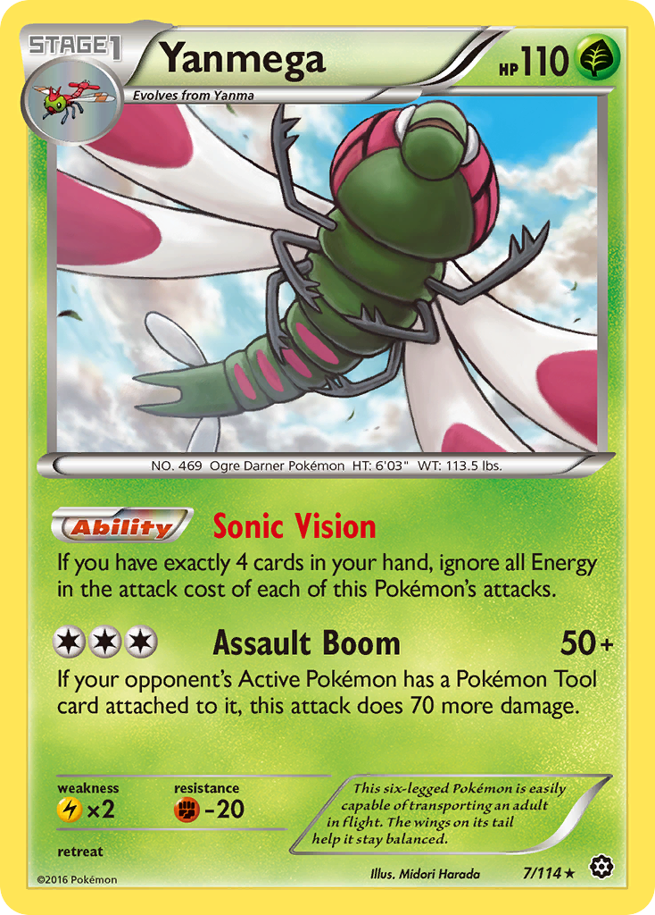 Yanmega (7/114) [XY: Steam Siege] | Rock City Comics