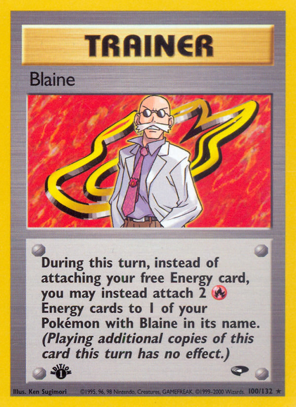 Blaine (100/132) [Gym Challenge 1st Edition] | Rock City Comics