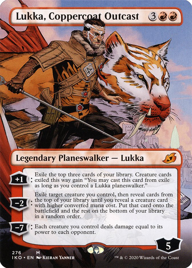 Lukka, Coppercoat Outcast (Borderless) [Ikoria: Lair of Behemoths] | Rock City Comics