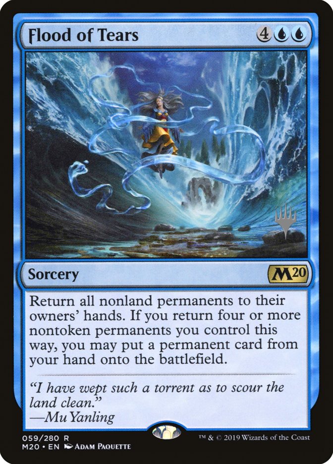 Flood of Tears (Promo Pack) [Core Set 2020 Promos] | Rock City Comics