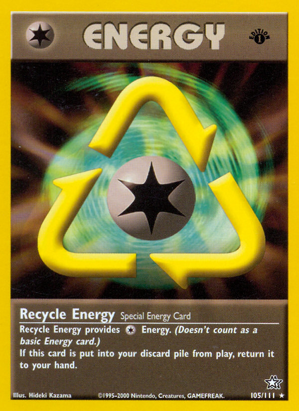 Recycle Energy (105/111) [Neo Genesis 1st Edition] | Rock City Comics