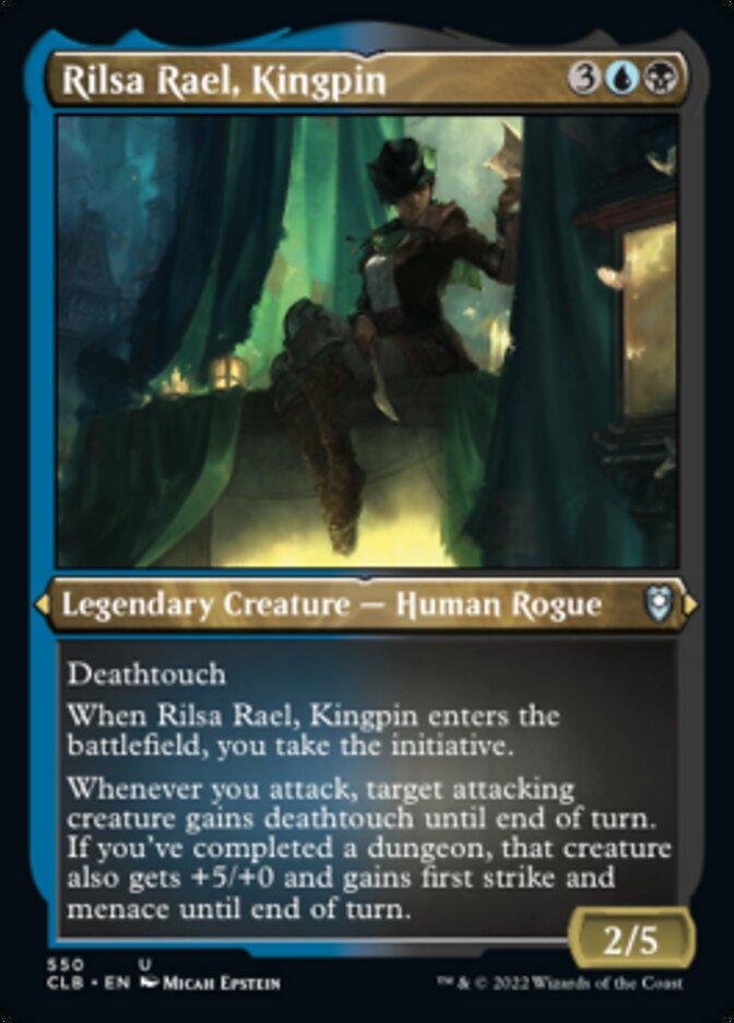 Rilsa Rael, Kingpin (Foil Etched) [Commander Legends: Battle for Baldur's Gate] | Rock City Comics