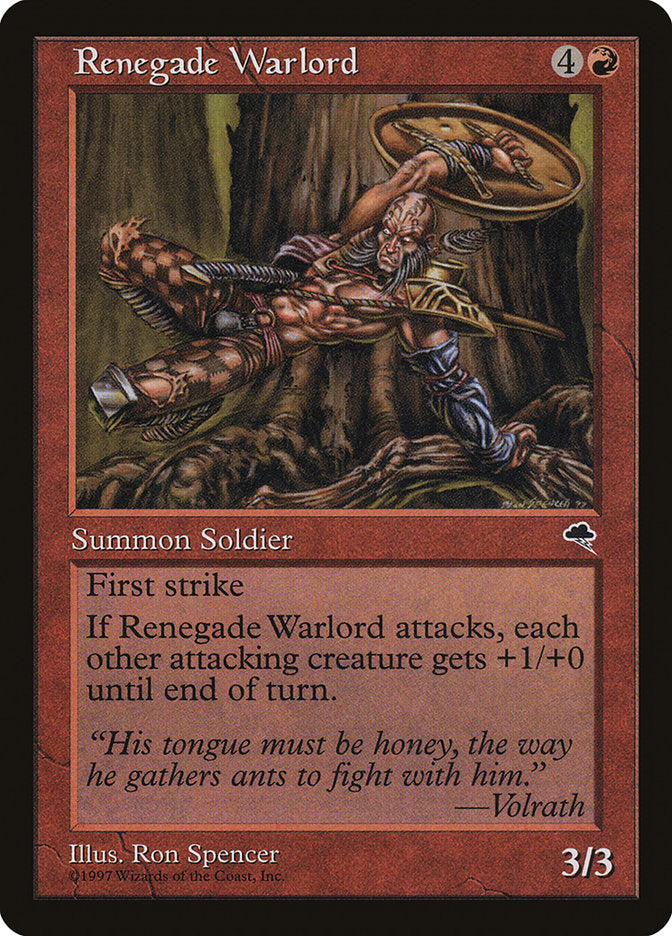 Renegade Warlord [Tempest] | Rock City Comics