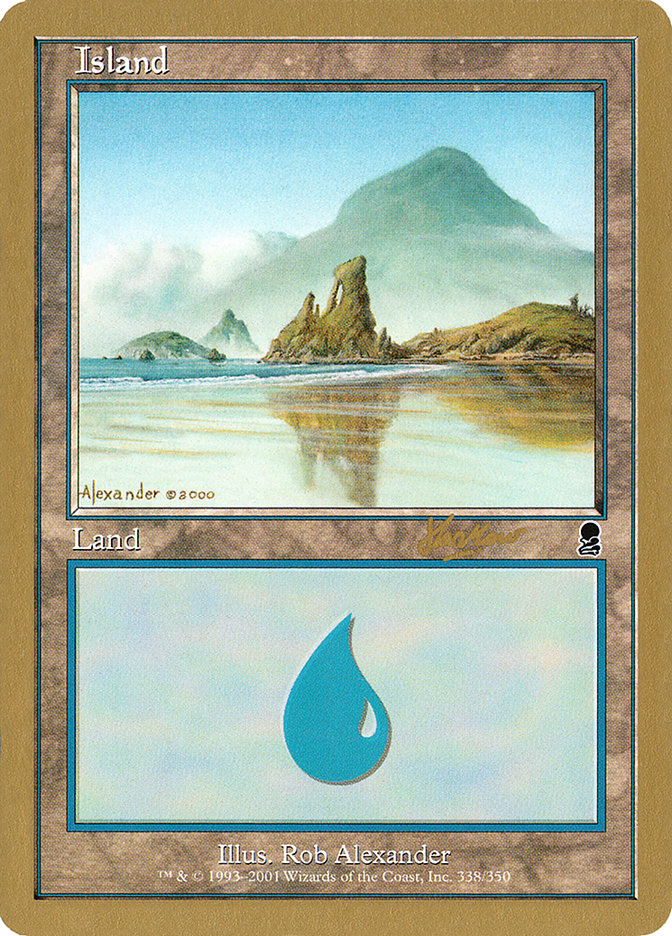 Island (shh338) (Sim Han How) [World Championship Decks 2002] | Rock City Comics