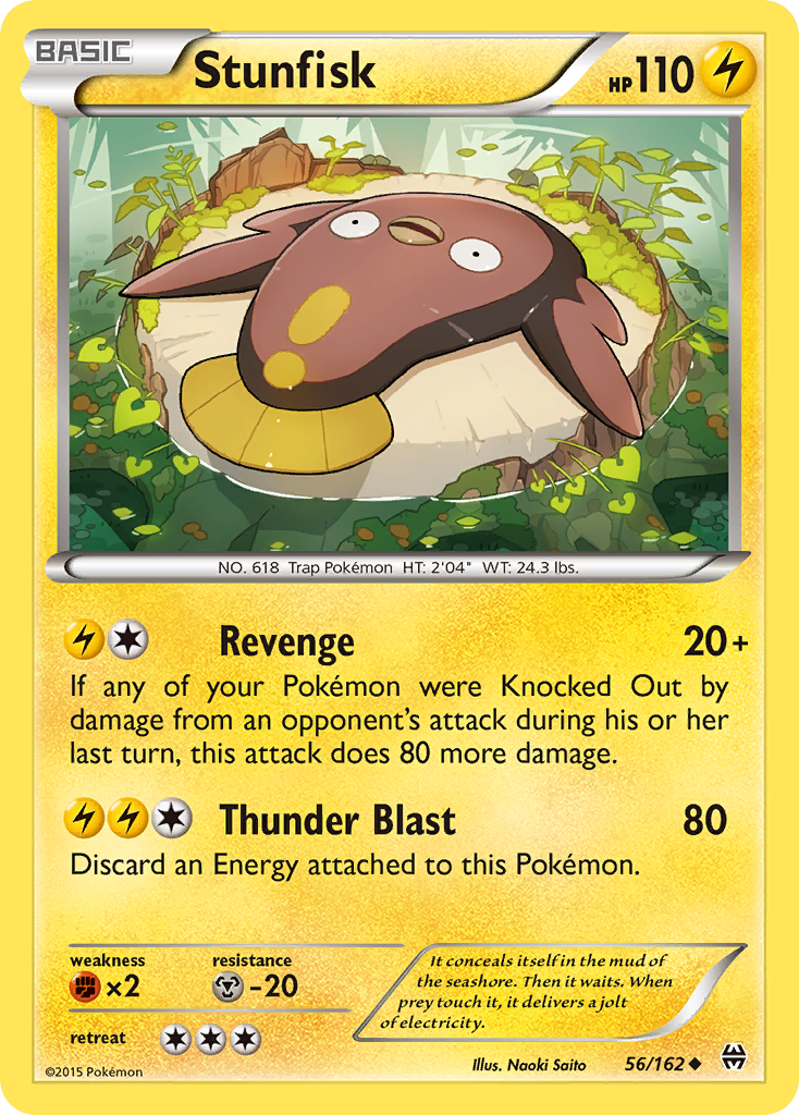 Stunfisk (56/162) [XY: BREAKthrough] | Rock City Comics