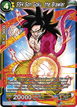 SS4 Son Goku, the Brawler (BT14-095) [Cross Spirits] | Rock City Comics