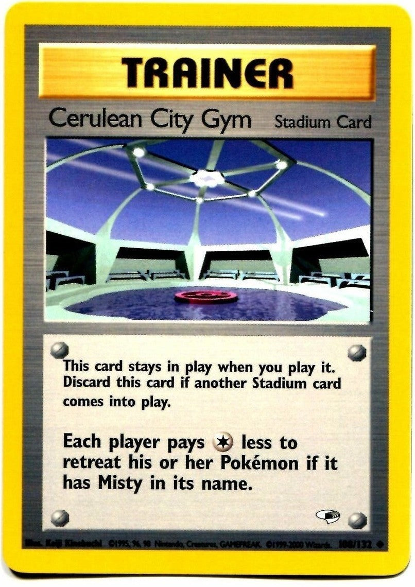 Cerulean City Gym (108/132) [Gym Heroes Unlimited] | Rock City Comics