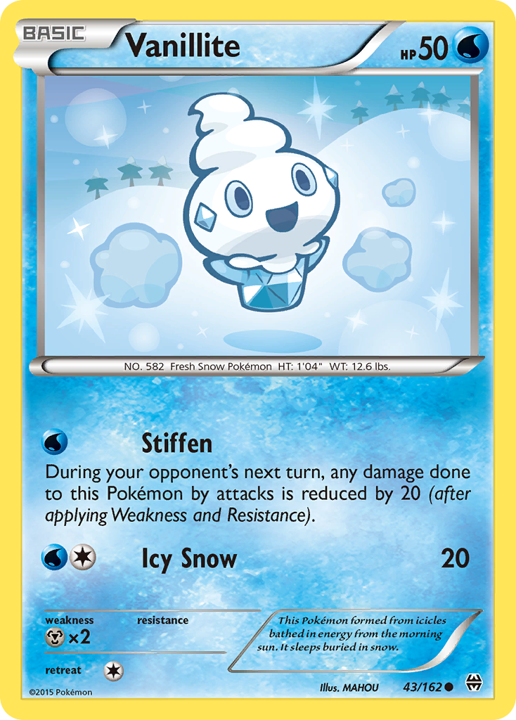 Vanillite (43/162) [XY: BREAKthrough] | Rock City Comics