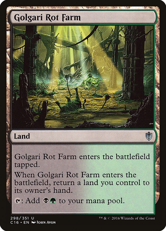 Golgari Rot Farm [Commander 2016] | Rock City Comics