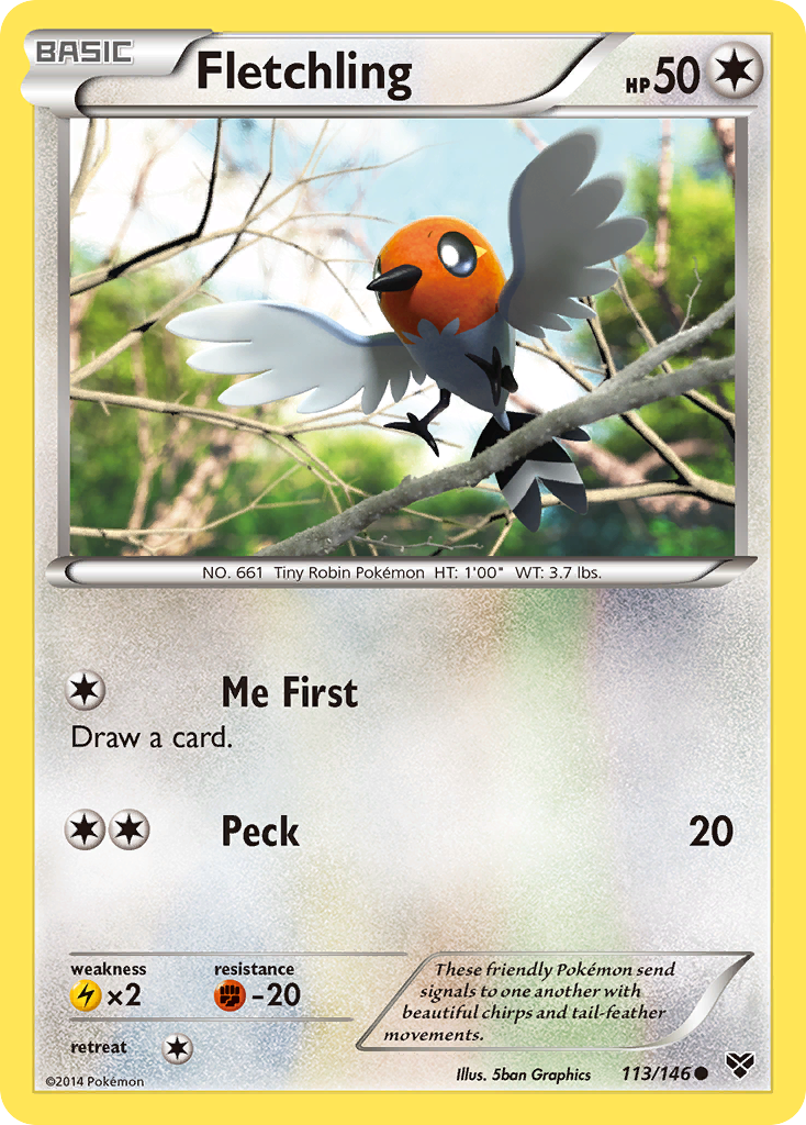 Fletchling (113/146) [XY: Base Set] | Rock City Comics