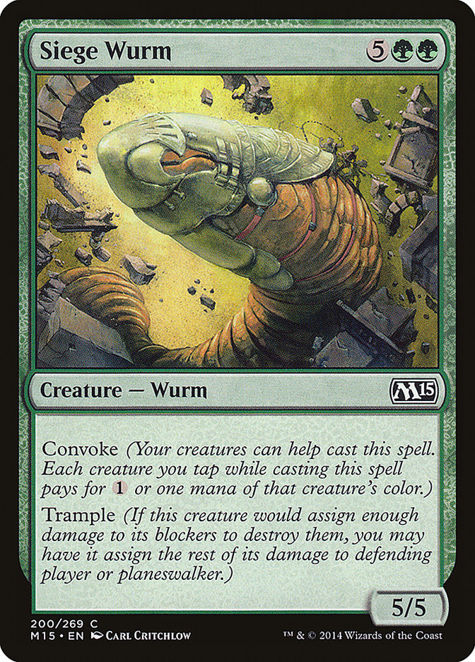 Siege Wurm [Magic 2015] | Rock City Comics