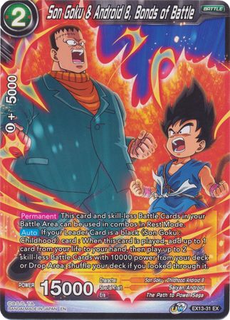 Son Goku & Android 8, Bonds of Battle [EX13-31] | Rock City Comics