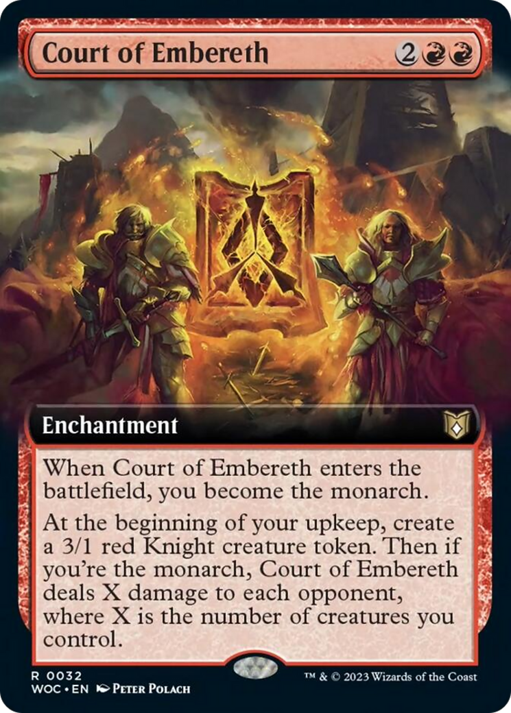 Court of Embereth (Extended Art) [Wilds of Eldraine Commander] | Rock City Comics