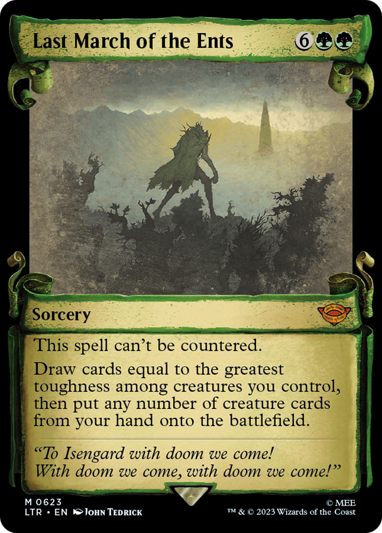 Last March of the Ents [The Lord of the Rings: Tales of Middle-Earth Showcase Scrolls] | Rock City Comics