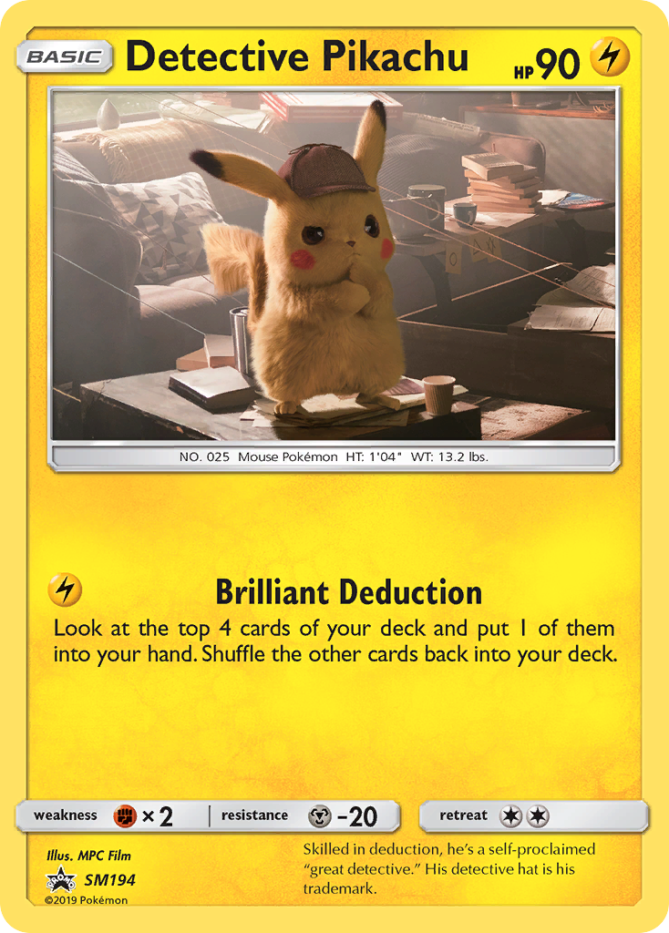 Detective Pikachu (SM194) [Sun & Moon: Black Star Promos] | Rock City Comics