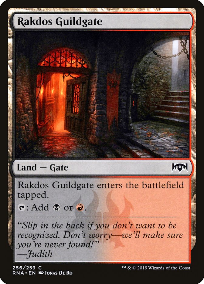 Rakdos Guildgate (256/259) [Ravnica Allegiance] | Rock City Comics