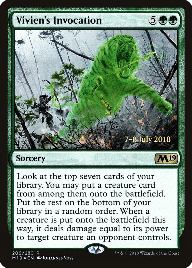 Vivien's Invocation  [Core Set 2019 Prerelease Promos] | Rock City Comics