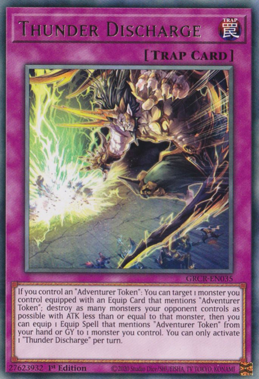 Thunder Discharge [GRCR-EN035] Rare | Rock City Comics