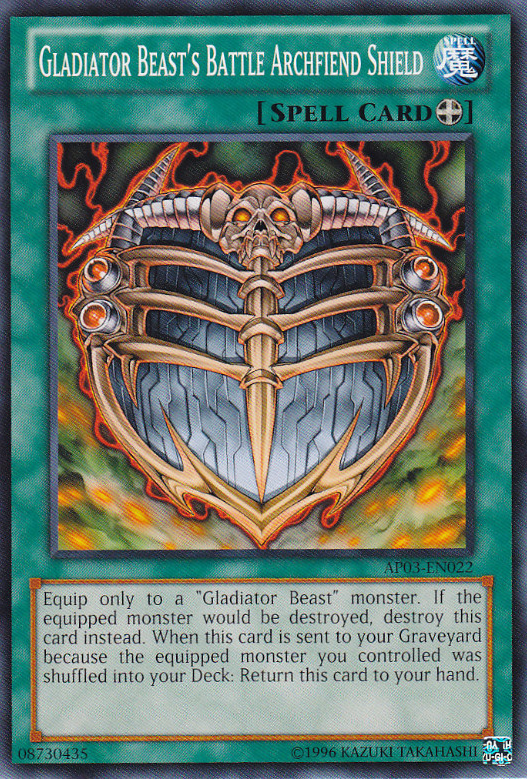 Gladiator Beast's Battle Archfiend Shield [AP03-EN022] Common | Rock City Comics