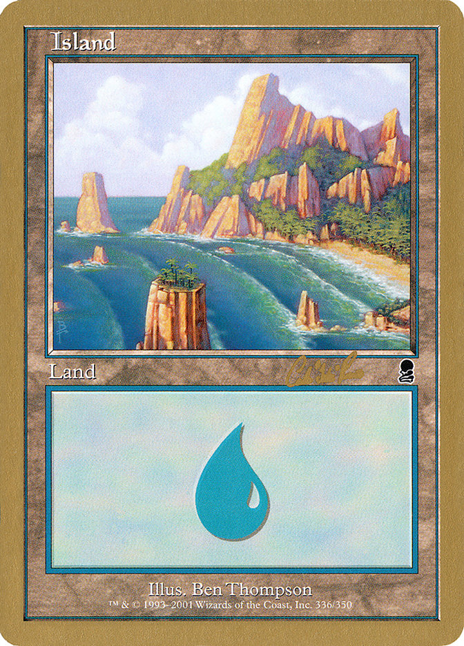 Island (cr336) (Carlos Romao) [World Championship Decks 2002] | Rock City Comics