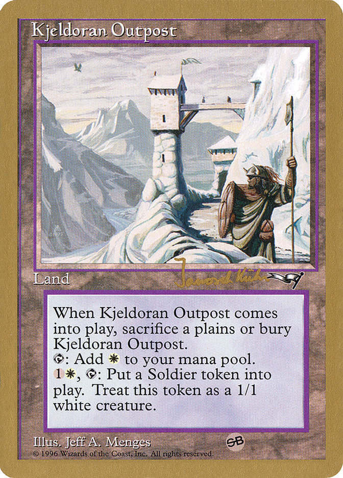 Kjeldoran Outpost (Janosch Kuhn) [World Championship Decks 1997] | Rock City Comics