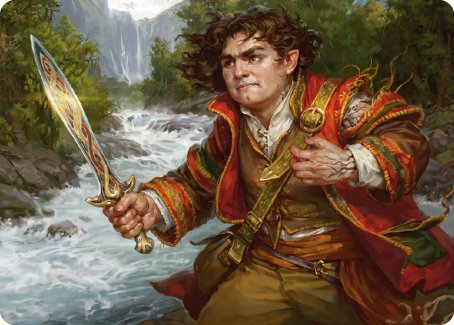 Frodo Baggins Art Card (16/81) [The Lord of the Rings: Tales of Middle-earth Art Series] | Rock City Comics