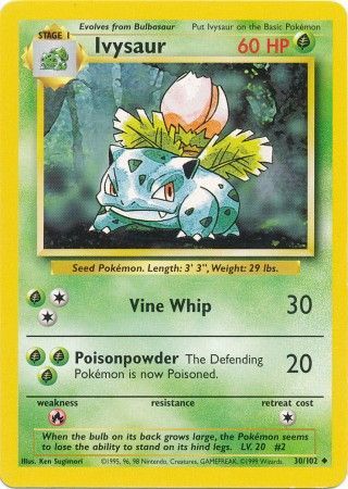 Ivysaur (30/102) [Base Set Unlimited] | Rock City Comics