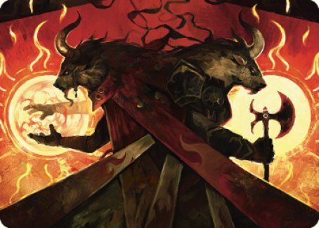 Hurloon Battle Hymn Art Card [Dominaria United Art Series] | Rock City Comics