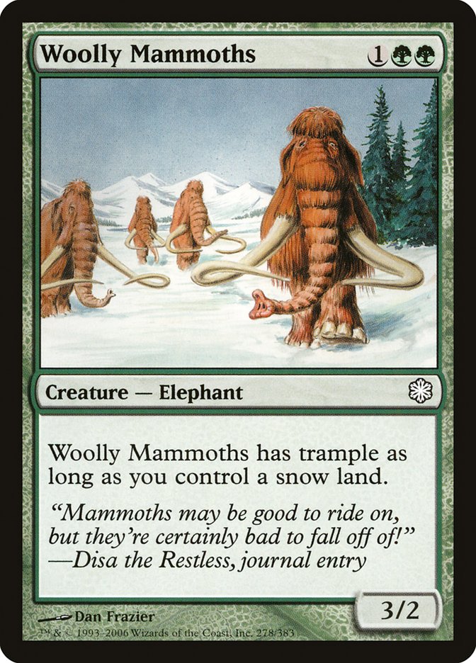 Woolly Mammoths [Coldsnap Theme Decks] | Rock City Comics