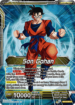 Son Gohan // 	SS Son Gohan, Hope of the Resistance (Common) [BT13-091] | Rock City Comics