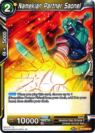 Namekian Partner Saonel [BT7-090] | Rock City Comics