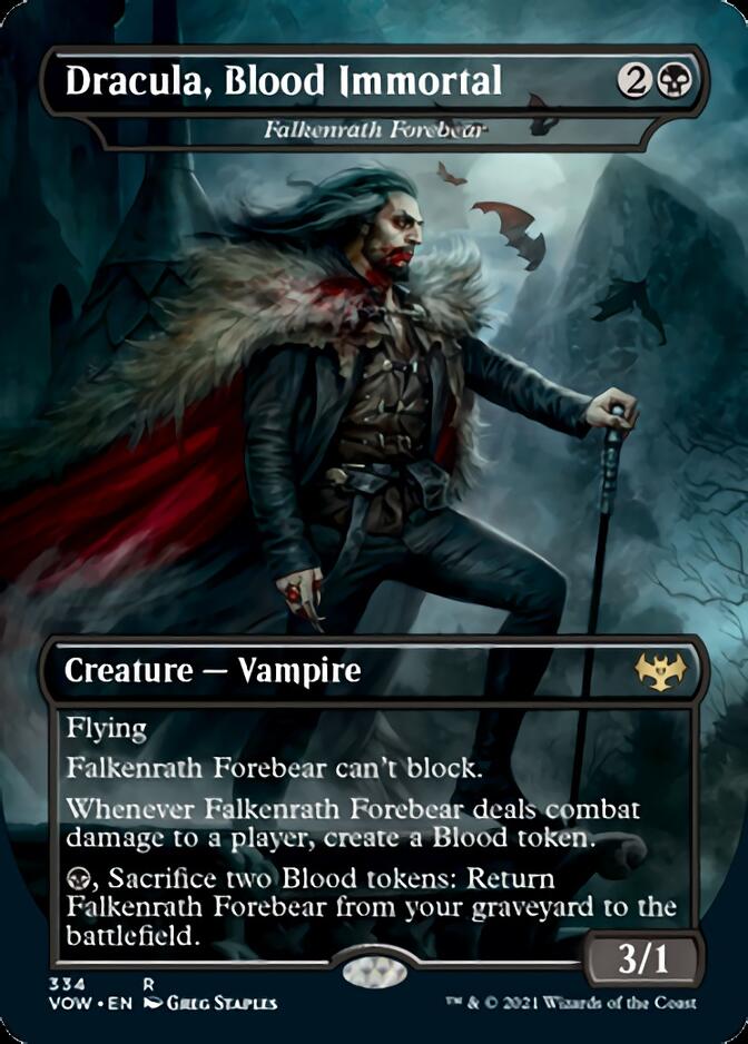 Falkenrath Forebear - Dracula, Blood Immortal [Innistrad: Crimson Vow] | Rock City Comics