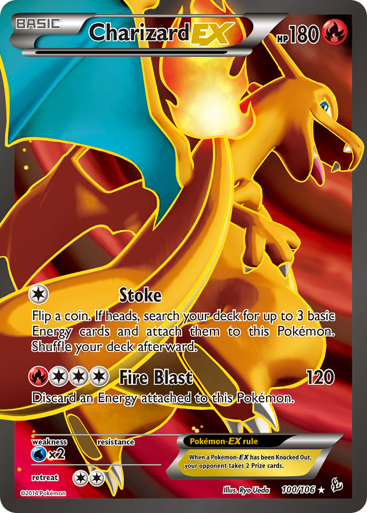 Charizard EX (100/106) [XY: Flashfire] | Rock City Comics