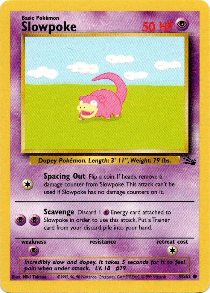 Slowpoke (55/62) [Fossil Unlimited] | Rock City Comics