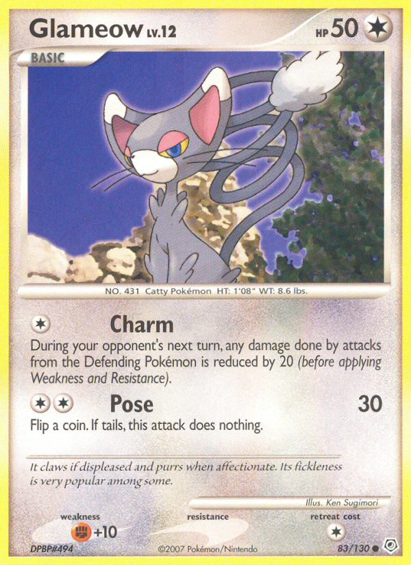 Glameow (83/130) [Diamond & Pearl: Base Set] | Rock City Comics