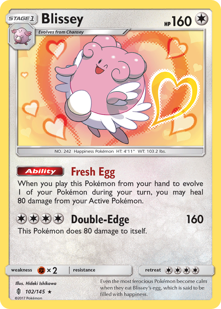 Blissey (102/145) [Sun & Moon: Guardians Rising] | Rock City Comics