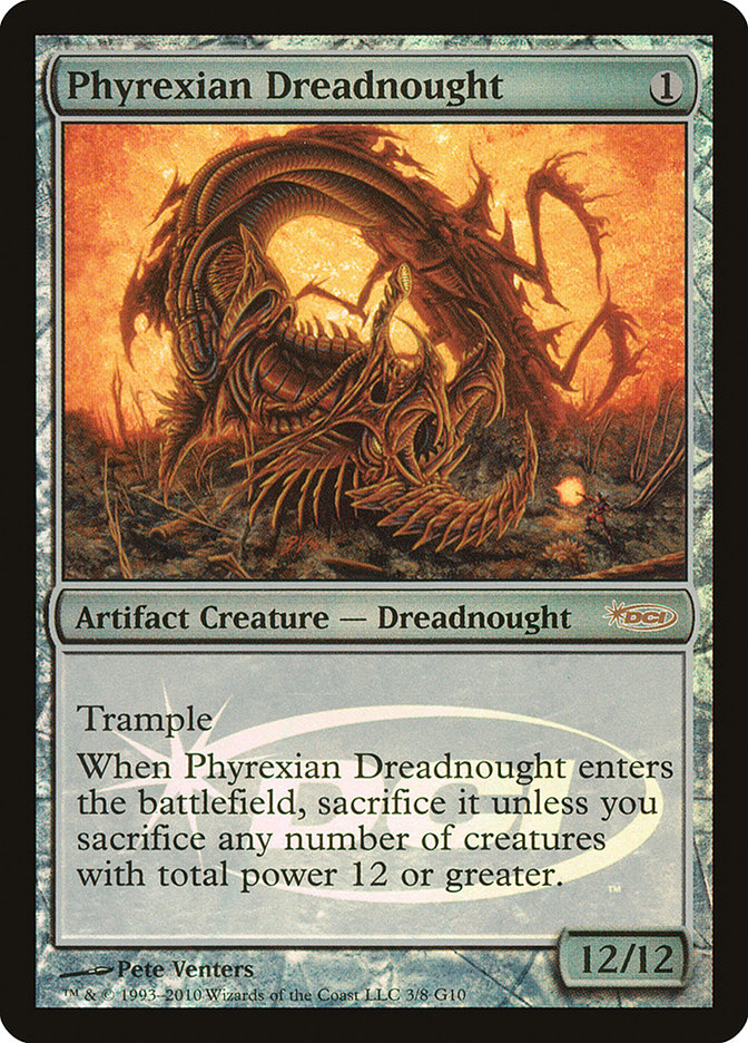 Phyrexian Dreadnought [Judge Gift Cards 2010] | Rock City Comics