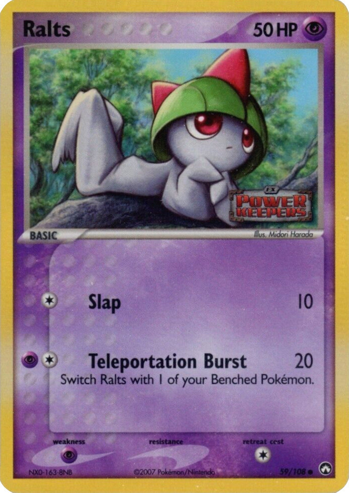 Ralts (59/108) (Stamped) [EX: Power Keepers] | Rock City Comics