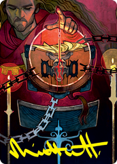 Sign in Blood Art Card (Gold-Stamped Signature) [Strixhaven: School of Mages Art Series] | Rock City Comics